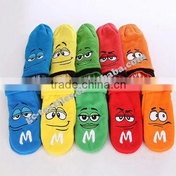 2015 New Product China Manufacturer CUSTOM LOGO OEM Winter Acrylic Baby Cartoon Warm Winter Set Beanie Hat Gloves photo-6