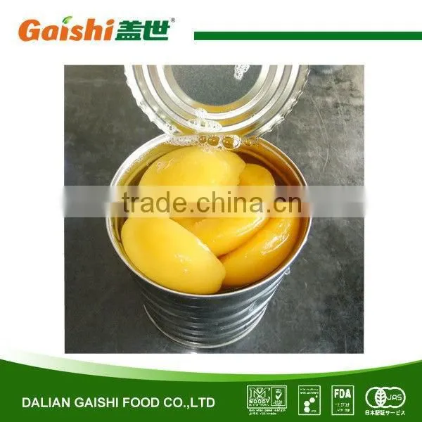 Canned Yellow Peach Halves, Specification Canned Peaches