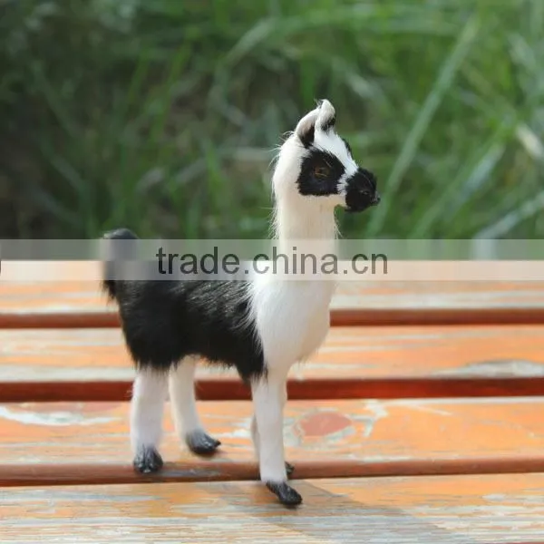 Realistic Taxidermy Replica Decor Plush Alpacas photo-4