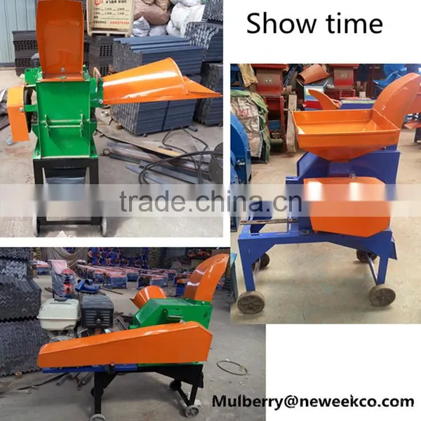 Neweek Small Farm Corn Stalk Green Grass Chaff Cutter Crusher photo-2