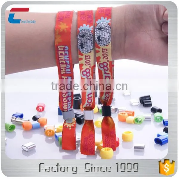 Rfid Woven Wristband With Printing Company Websites ID Wrist Band photo-3