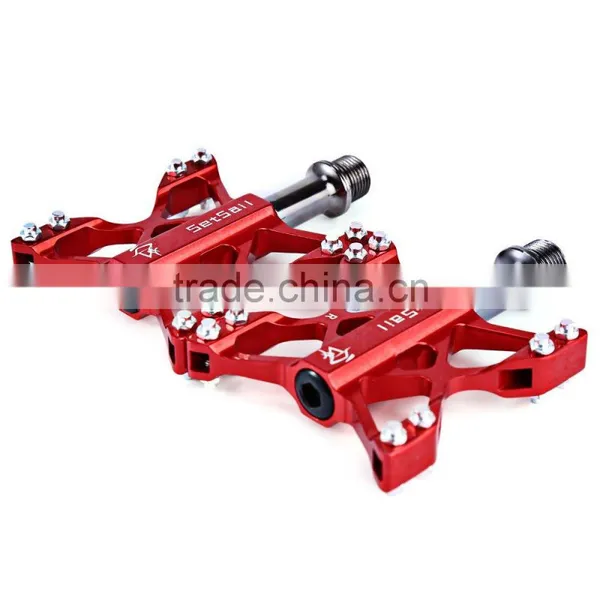 1 Pair SETSAIL 068 Mountain Bike Pedals MTB Road Cycling Bearing Pedals Suitable BMX Flat With Butterfly Shape Bicycle Parts photo-2