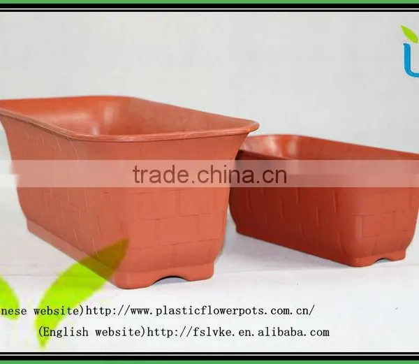 Plastic Pot, Rectangular Planter, Plastic Flower Pot photo-2