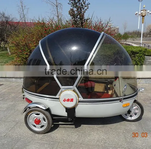 Tiny Drop Tricycles Full Closed Pickup Type Electric Mobility Scooter With Passenger Seats for Wholesale photo-3