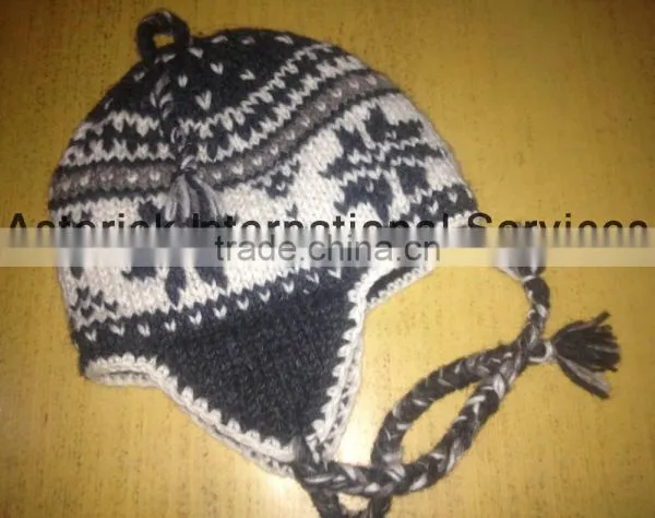 Earflap Woolen Hat
