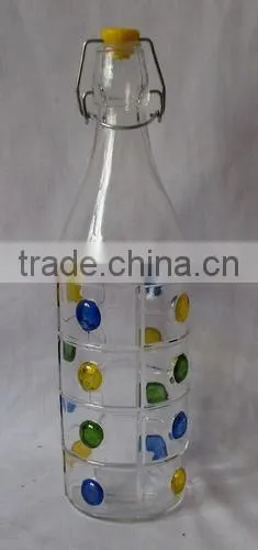 Hand Painted Juice Plastic Bottle photo-4