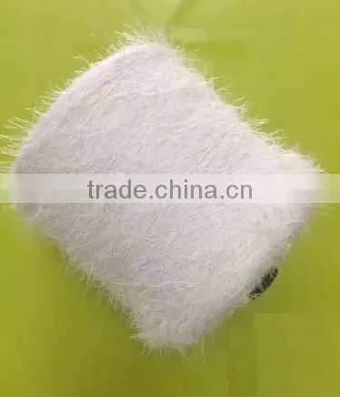 100%Fashion Nylon Fancy Feather Yarn For Knitting photo-3