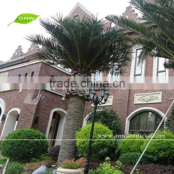 GNW APM011 10ft High Artificial Palm Tree UV Resistant Leaves Outdoor Landscaping Decoration photo-2