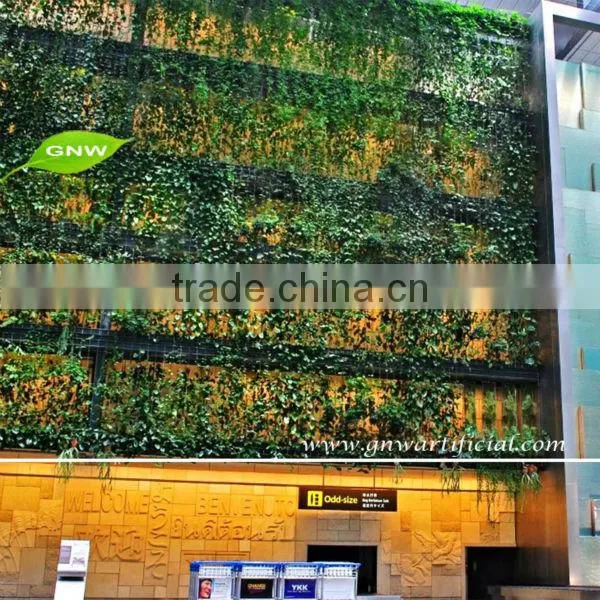 GNW GLW010 Artificial Vertical Garden Modular Wall for Surpermarket Decoration
