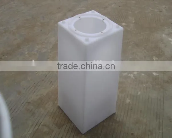 Rotational Lampshade Durable PE Plastic Flower Pot photo-5