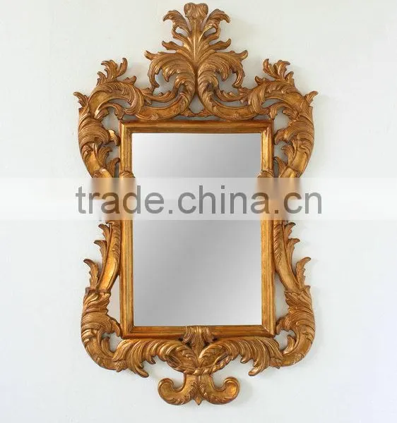 Hand-carved Console Mirror For Living Room Decoration photo-6