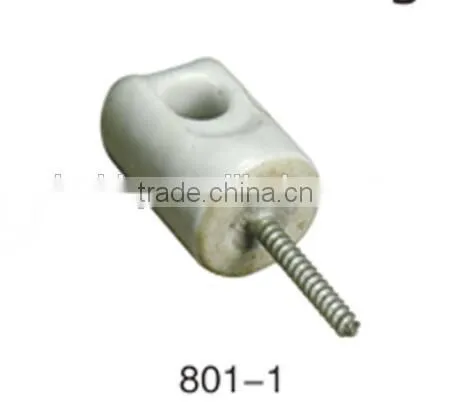 802-2 Brown Glazed Porcelain Wiring Insulator photo-4