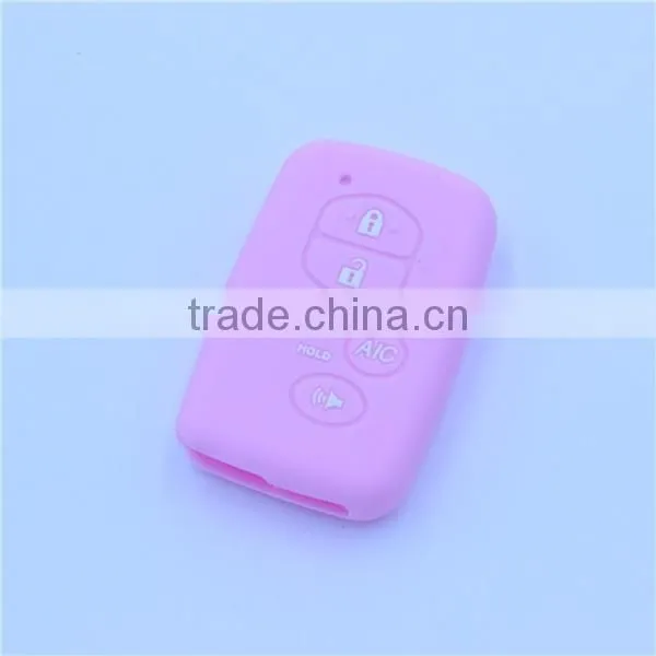 Silicone Car Key Covers, Remote Key Case for Toyota 5 Buttons With A/C Buttons photo-3
