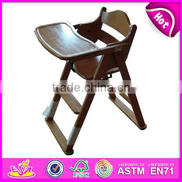 Professional Baby High Chair Wood,wooden Baby High Chair,best Quality Wooden Baby High Chair Dinner Chair Set W08F036 photo-2