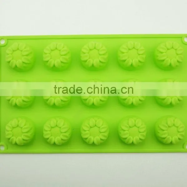 1192 15 Pcs Roses Shaped Silicone Chocolate Mould and Mold photo-4