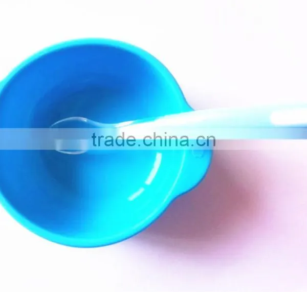 High Quality Food Grade Heat Resistant Eco-friendly Non-toxic Baby Silicone Spoon. photo-2