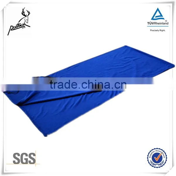 Solid Color Fleece Warm Weather Sleeping Bag Liner photo-2