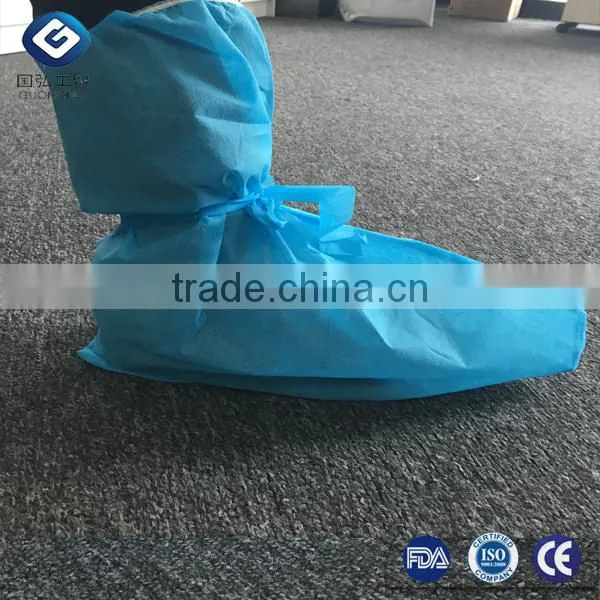 Disposable Nonwoven Boot Cover With Tie, SBPP Boot Cover photo-2