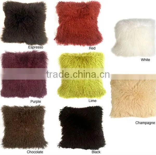Mongolian Lamb Fur Cushions photo-2