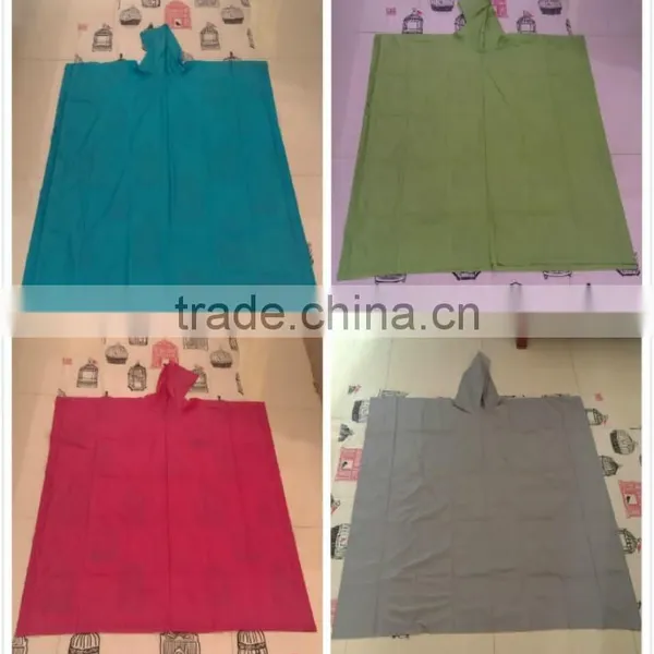Plastic Rain Poncho Used for One Time Customized Printed Disposable Raincoat photo-6