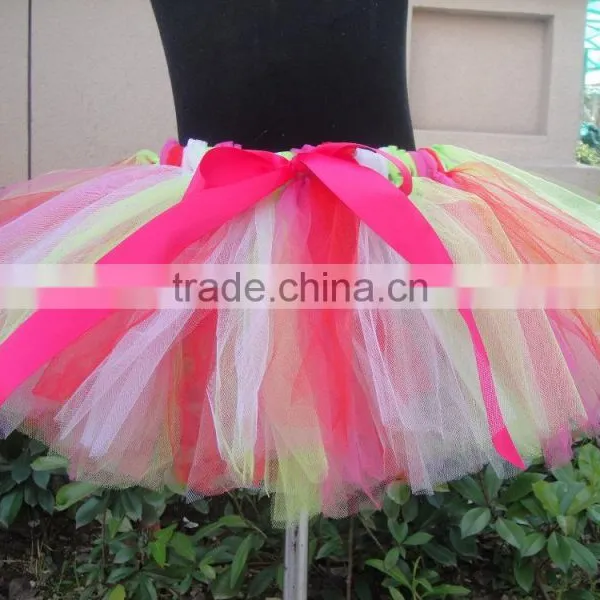 China Clothing Manufacturer Wholesale Children's Clothing Girls Skirt Colorful Christams Tutus photo-5