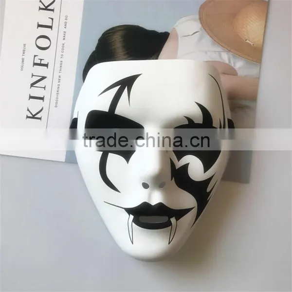 New Arrivel Fashion Party Mask Unique Funny Halloween Ghost Mask Hand-painted Hip-hop Mask photo-5
