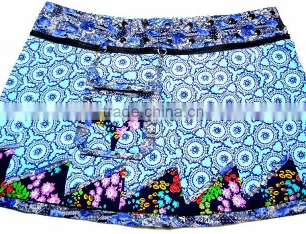 2017 Rich Suede Look Best Selling Designer Ladies Chilly Grapes Wrap Skirt- Reversible- Wholesale photo-5
