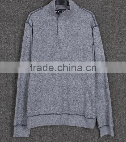 Hotting Selling Style Wholesale Collared Sweatshirt for Men KM0427 photo-2