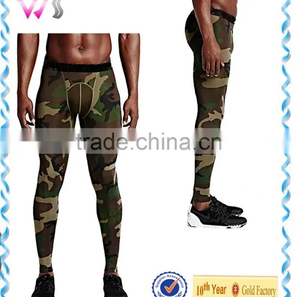 Hot Sale Mens Long Compression Sportswear Camo Pants for Yoga Wear Gym Wear High Quality Trousers For Yoga photo-3
