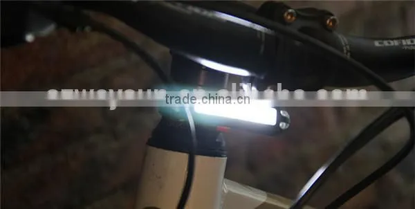 Waterproof Comet USB Rechargeable Bicycle Head Light High Brightness Red LED 100 Lumen Front / Rear Bike Safety Light Pack photo-5