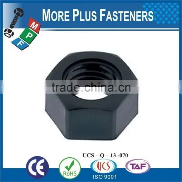 Made in Taiwan Black Metric Nylon Hex Natural Finsh Jam Plastic Hex Nut photo-2