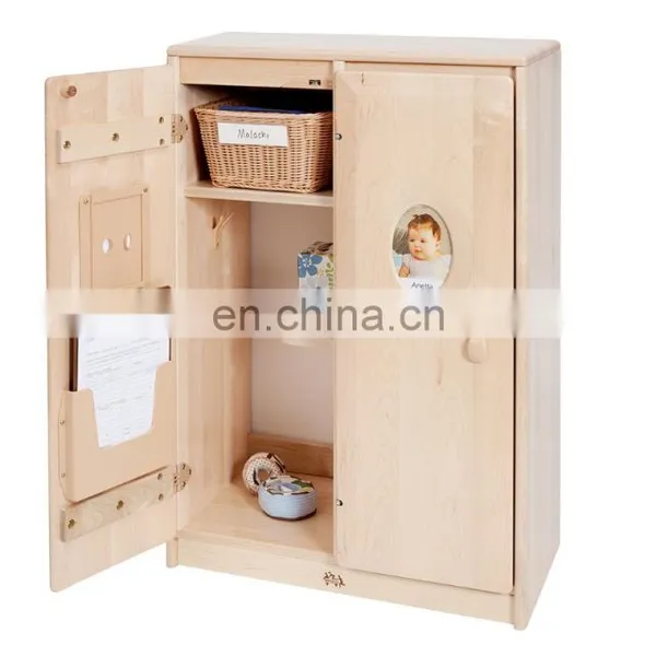 New Design Kindergarten Furniture Wooden Children Toy Storage Cabinets photo-4