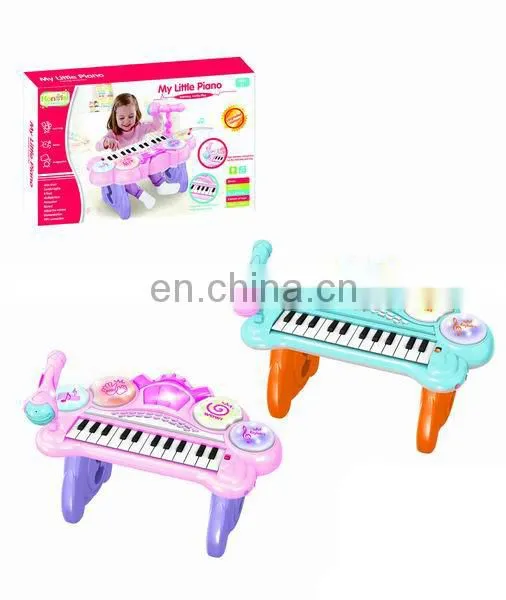 HIgh Quality Cheap Colorful Musical Paino Toys With Microphone photo-3