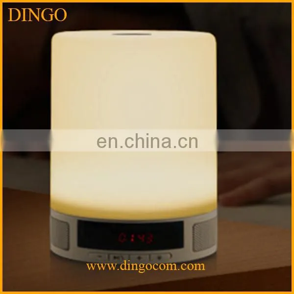 Wireless Smart Bluetooth Speaker Lighting With Alarm Clock Smart LED Table Bluetooth Lamp With Speaker and Alarm Functions photo-3