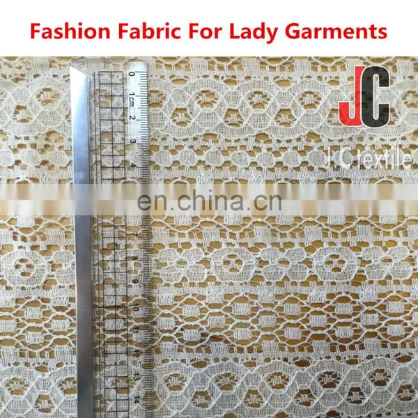 Hot Sale Elegant Cotton Nylon Lace Fabric for Lace Dress Fabric photo-4