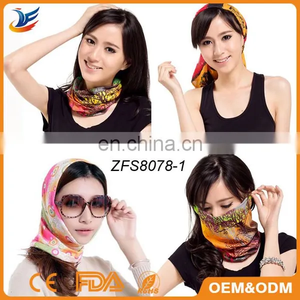 Dust Protective Mask Scarf Headwear Tube Scarf Seamless Scarf photo-2