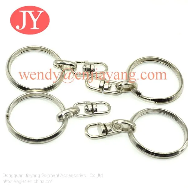 Round Keyring With Connector 8 Hook Snap Hook Keyring Sets photo-3