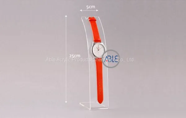 Crystal Clear Custom Acrylic Watch Display Stand photo-2