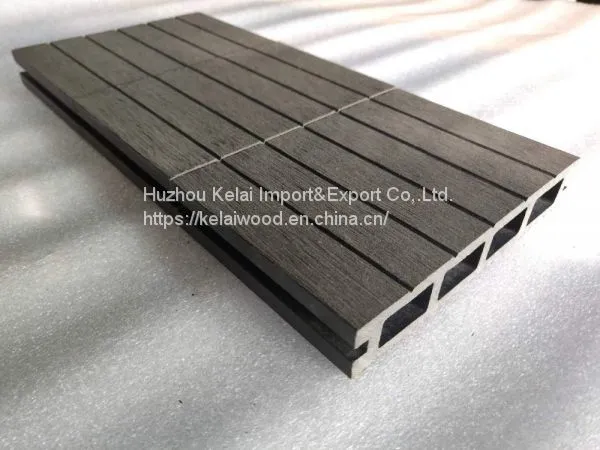 Promotion Price Hollow Composite Decking Board for Balcony Waterproof Wpc Terrace Decking photo-3