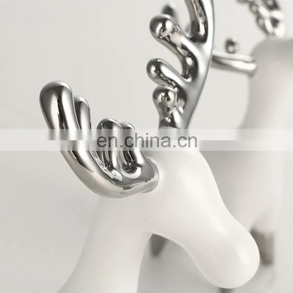 Creative Cute Ceramic Fawn Decoration Children's Desk Decoration Ornaments photo-4