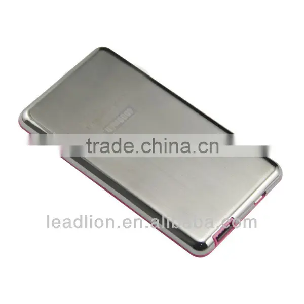 ULTRATHIN PHONE CHARGER ED807 4000MAH NEW POWER BANK ALUMINIUM CASE FOR IPHONE MODEL RECHARGEABLE BATTERY photo-2