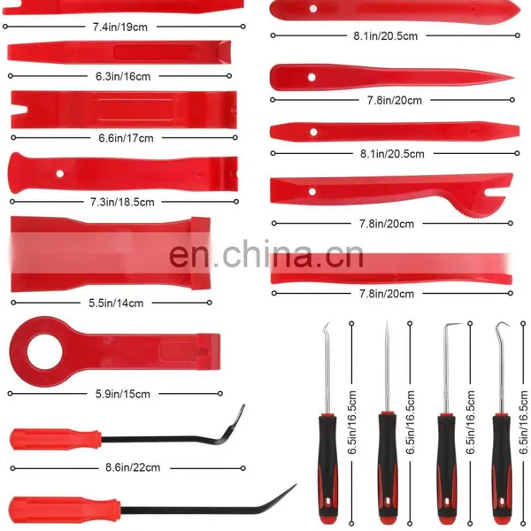Car Audio Repair Tools Trim Removal Tool Kit Auto Clip Fastener Remover Tool Set photo-2