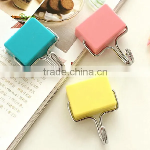 Powerhouse Yellow Pink Blue Color Metal Door Magnet Hook photo-2