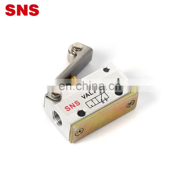 SNS MOV Series Aluminum Alloy Pneumatic Hand Control Air Mechanical Valve With Push Button photo-3