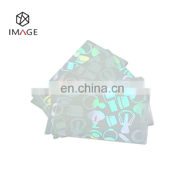 Generic Transparent Hologram ID Card Overlay