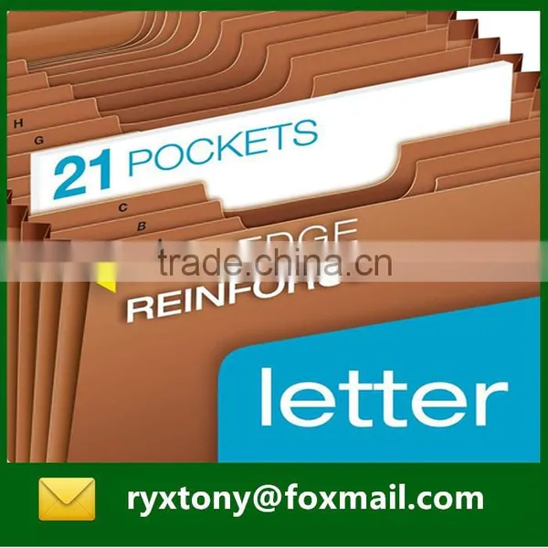 Kraft Paper Handmade Expanding Wallet With Elastic String photo-2