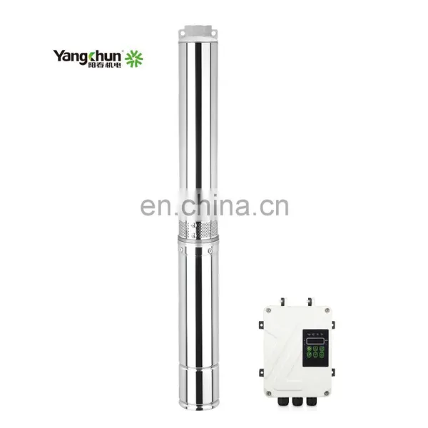 3Hp Submersible Borewell Solar Power Water Pump With Solar Panel