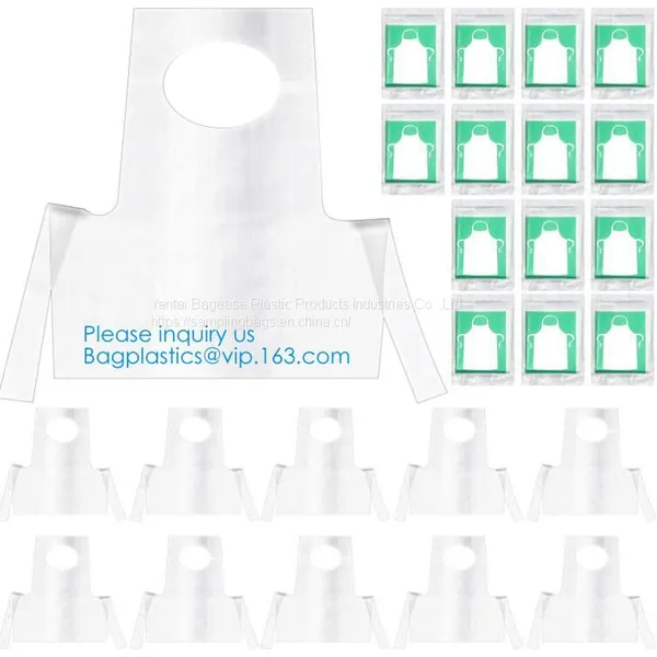 Clear Medical Disposable Polythene Apron,Medical Disposable PE Apron,Medical Colored Disposable PE Apron For Hospital photo-4