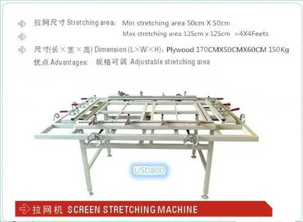 Screen Remeshing Manual Stretching Machine photo-4