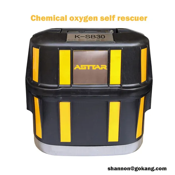 CE certified 30 minutes  Self-Contained Self Rescuer with CE Certification Mining Chemical Oxygen Breathing Apparatus